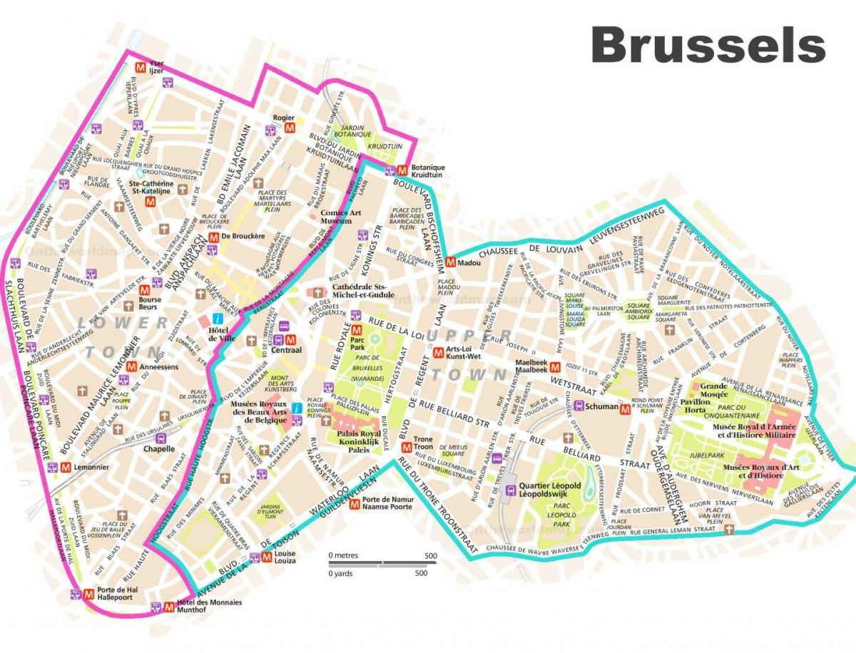 Carte De Bruxelles 